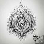 Tattoo sketch fire, tattoo drawing outline, b… – tattoo sketch (№1757857853_0, 14.09.2025 13:50) — tattoovalue.net