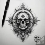 Tattoo sketch cosmic history, concept art for… – tattoo sketch (№1757858636_0, 14.09.2025 14:03) — tattoovalue.net