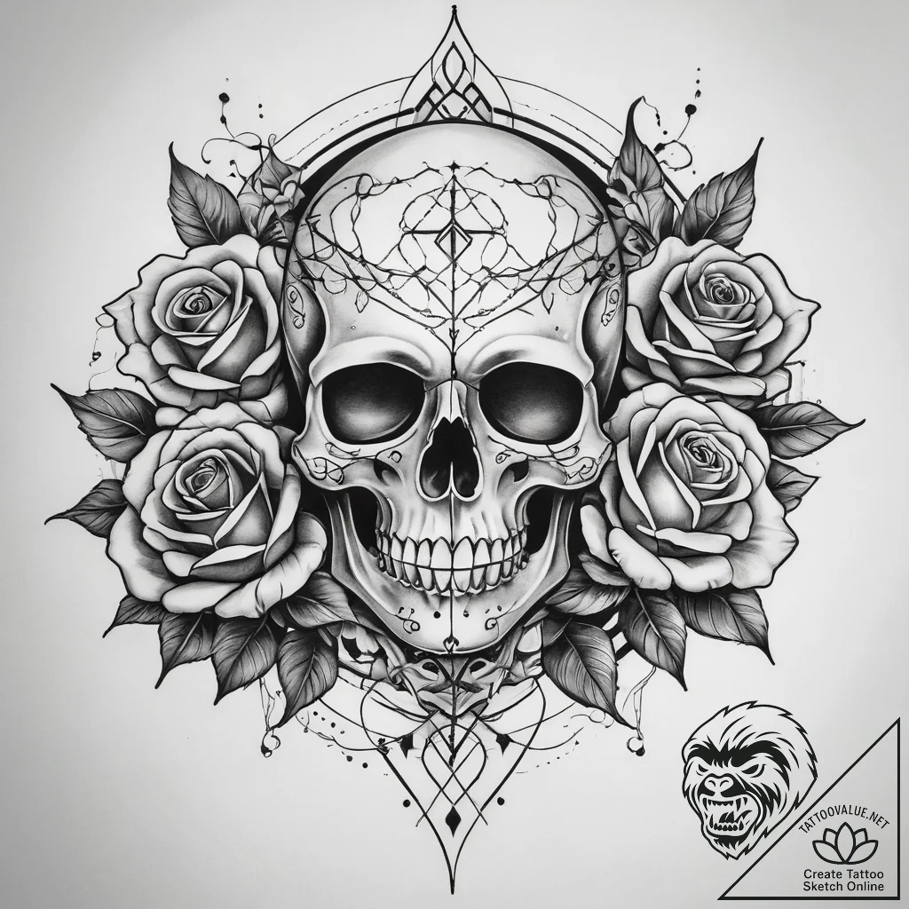 Tattoo sketch cosmic character, ink illustrat... - tattoo sketch (№1757859027_0, 14.09.2025 14:10) — tattoovalue.net