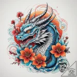 Tattoo sketch cockatrice, artistic tattoo ske… – tattoo sketch (№1757861380_0, 14.09.2025 14:49) — tattoovalue.net