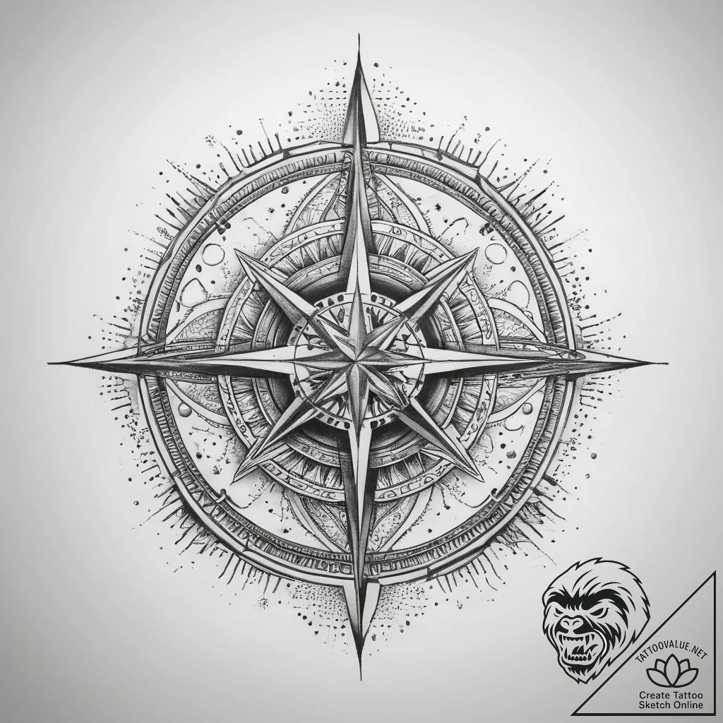 Tattoo sketch celestial tattoo, artistic tatt... - tattoo sketch (№1757862572_0, 14.09.2025 15:09) — tattoovalue.net