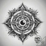 Tattoo sketch магические символы, artistic ta… – tattoo sketch (№1757863760_0, 14.09.2025 15:29) — tattoovalue.net