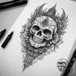 Tattoo sketch blade, ink illustration for tat… – tattoo sketch (№1757864154_0, 14.09.2025 15:35) — tattoovalue.net
