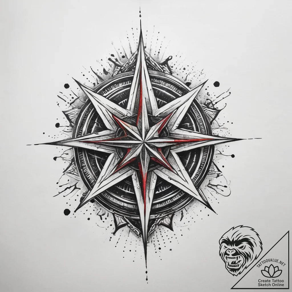 Tattoo sketch starlight, concept art for tatt... - tattoo sketch (№1757864965_0, 14.09.2025 15:49) — tattoovalue.net