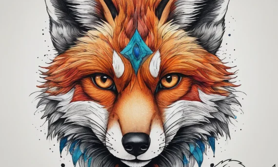 Tattoo sketch fox tattoo, tattoo line art, on... - tattoo sketch (№1757866525_0, 14.09.2025 16:15) — tattoovalue.net