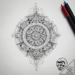 Tattoo sketch oasis, concept art for tattoo,… – tattoo sketch (№1757869696_0, 14.09.2025 17:08) — tattoovalue.net