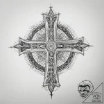 Tattoo sketch spiritual narrative, concept ar… – tattoo sketch (№1757870470_0, 14.09.2025 17:21) — tattoovalue.net