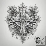 Tattoo sketch a symbolic plant, tattoo drawin… – tattoo sketch (№1757870870_0, 14.09.2025 17:27) — tattoovalue.net