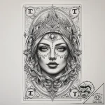 Tattoo sketch tarot card cups, tattoo sketch… – tattoo sketch (№1757877146_0, 14.09.2025 19:12) — tattoovalue.net