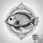 Tattoo sketch jewel cichlid, tattoo sketch de… – tattoo sketch (№1757880068_0, 14.09.2025 20:01) — tattoovalue.net