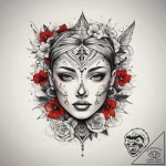 Tattoo sketch fan tattoo, artistic tattoo ske… – tattoo sketch (№1757883648_0, 14.09.2025 21:00) — tattoovalue.net