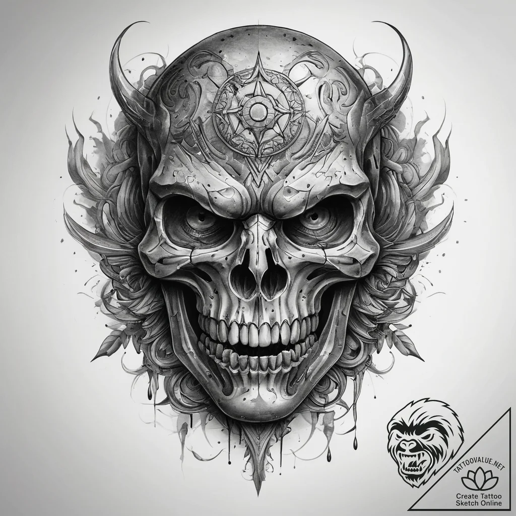 Tattoo sketch cod, ink illustration for tatto... - tattoo sketch (№1757888974_0, 14.09.2025 22:29) — tattoovalue.net