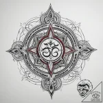 Tattoo sketch om symbol, tattoo flash sheet d… – tattoo sketch (№1757889963_0, 14.09.2025 22:46) — tattoovalue.net