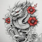 Tattoo sketch red, tattoo flash sheet design,… – tattoo sketch (№1757890359_0, 14.09.2025 22:52) — tattoovalue.net