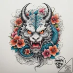 Tattoo sketch brain, tattoo line art, detaile… – tattoo sketch (№1757891952_0, 14.09.2025 23:19) — tattoovalue.net