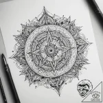 Tattoo sketch spiritual essence, tattoo flash… – tattoo sketch (№1757893131_0, 14.09.2025 23:38) — tattoovalue.net