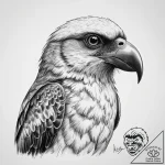 Tattoo sketch birdwatching a bird with binocu… – tattoo sketch (№1757894117_0, 14.09.2025 23:55) — tattoovalue.net