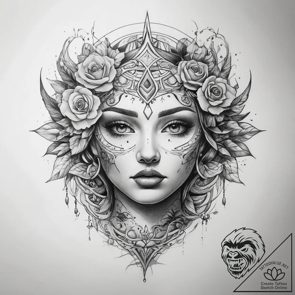 Tattoo sketch dream - tattoo sketch (№1757895896_0, 15.09.2025 00:24) — tattoovalue.net