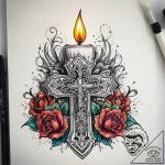 Tattoo sketch candle making a scented candle,… – tattoo sketch (№1757899852_0, 15.09.2025 01:30) — tattoovalue.net