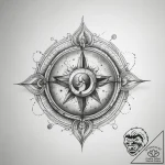 Tattoo sketch jupiter symbol – tattoo sketch (№1757901636_0, 15.09.2025 02:00) — tattoovalue.net