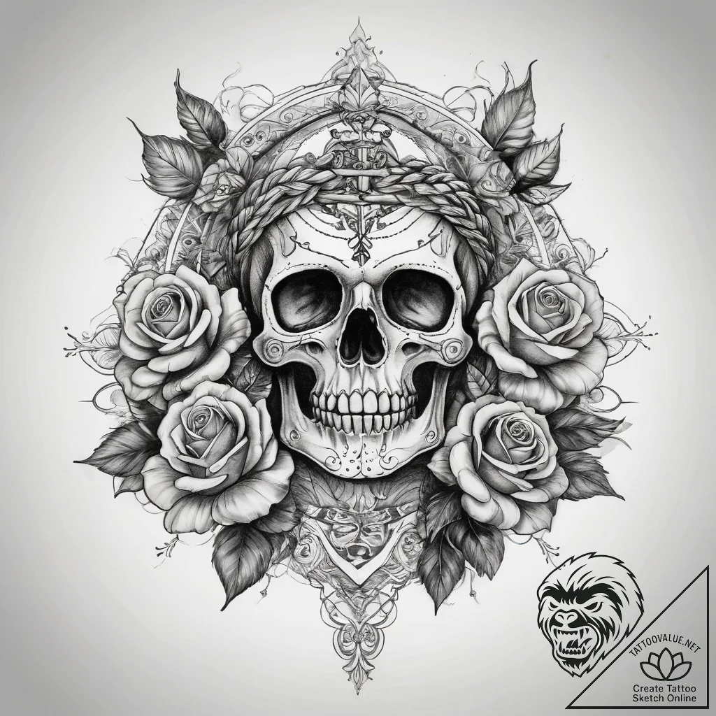 Tattoo sketch braid, tattoo sketch design, de... - tattoo sketch (№1757902218_0, 15.09.2025 02:10) — tattoovalue.net