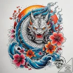 Tattoo sketch cosmic essence, tattoo sketch d… – tattoo sketch (№1757904968_0, 15.09.2025 02:56) — tattoovalue.net