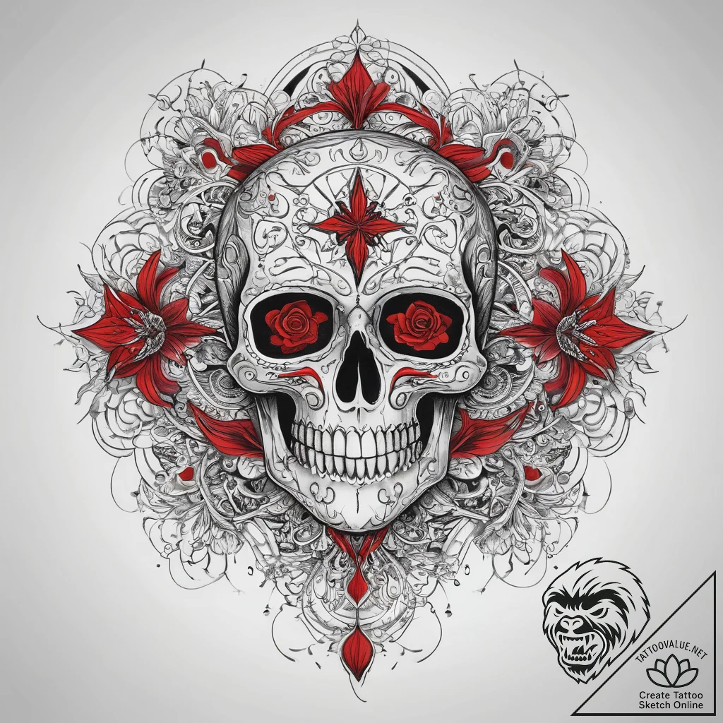 Tattoo sketch death, ink illustration for tat... - tattoo sketch (№1757905367_0, 15.09.2025 03:02) — tattoovalue.net