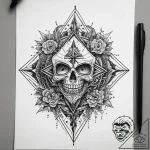 Tattoo sketch diamond, tattoo flash sheet des… – tattoo sketch (№1757906366_0, 15.09.2025 03:19) — tattoovalue.net