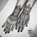 Tattoo sketch hands with a pencil, artistic t… – tattoo sketch (№1757907746_0, 15.09.2025 03:42) — tattoovalue.net