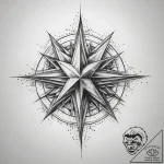 Tattoo sketch starlight – tattoo sketch (№1757909527_0, 15.09.2025 04:12) — tattoovalue.net