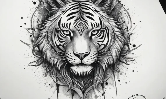 Tattoo sketch a symbolic event, ink illustrat... - tattoo sketch (№1757910906_0, 15.09.2025 04:35) — tattoovalue.net