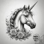 Tattoo sketch unicorn tattoo, artistic tattoo… – tattoo sketch (№1757912079_0, 15.09.2025 04:54) — tattoovalue.net