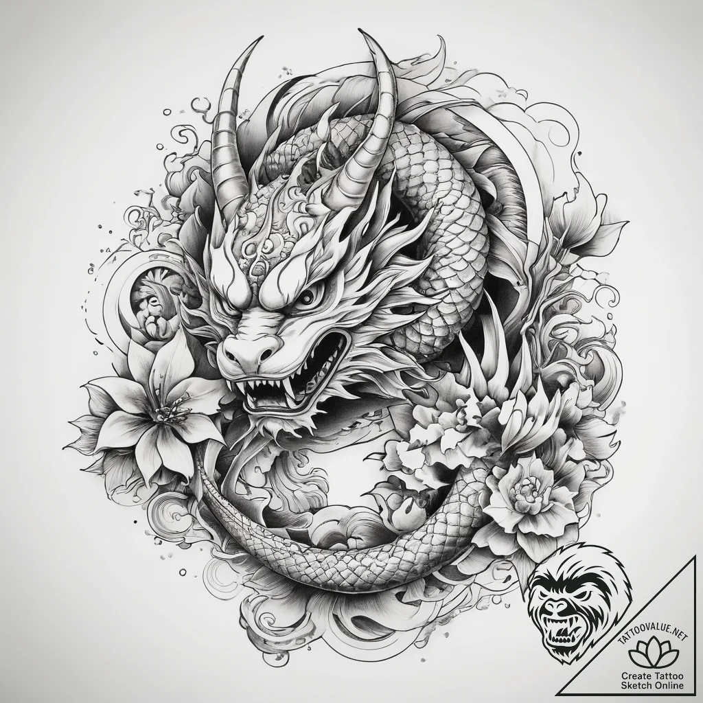 Tattoo sketch alive, tattoo sketch design, ir... - tattoo sketch (№1757916401_0, 15.09.2025 06:06) — tattoovalue.net