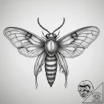 Tattoo sketch hawkmoth, tattoo flash sheet de… – tattoo sketch (№1757916596_0, 15.09.2025 06:09) — tattoovalue.net