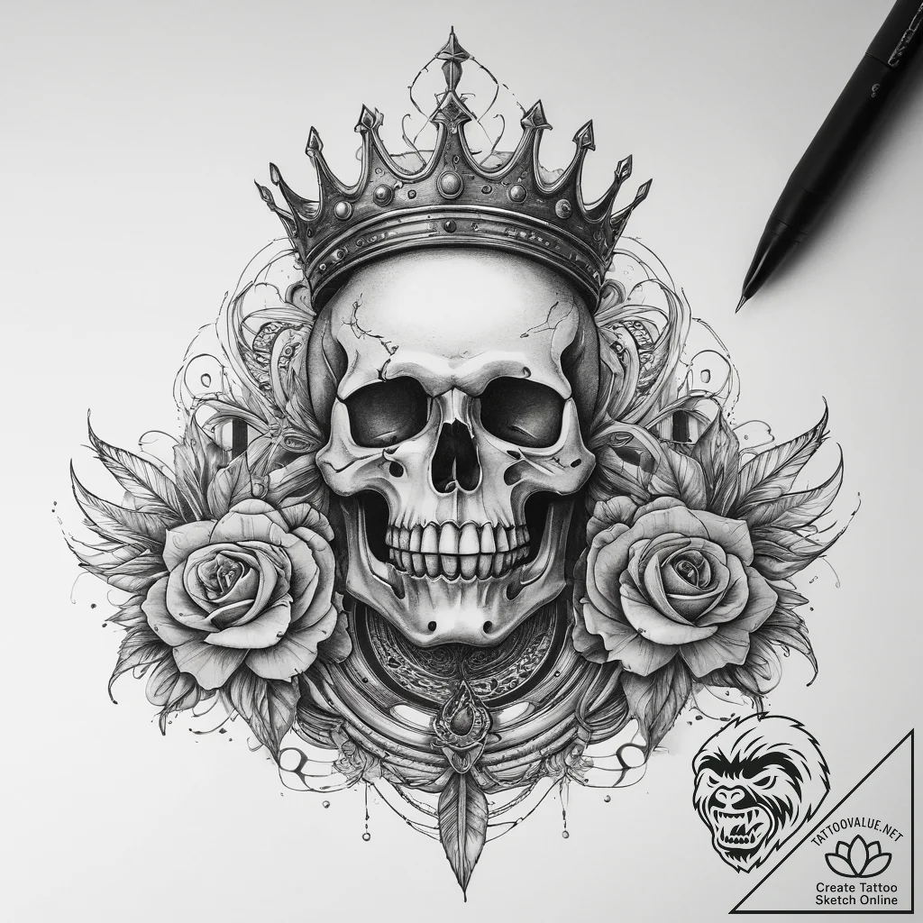 Tattoo sketch throne, ink illustration for ta... - tattoo sketch (№1757918406_0, 15.09.2025 06:40) — tattoovalue.net