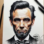 Tattoo sketch abraham lincoln portrait, tatto… – tattoo sketch (№1757919587_0, 15.09.2025 06:59) — tattoovalue.net