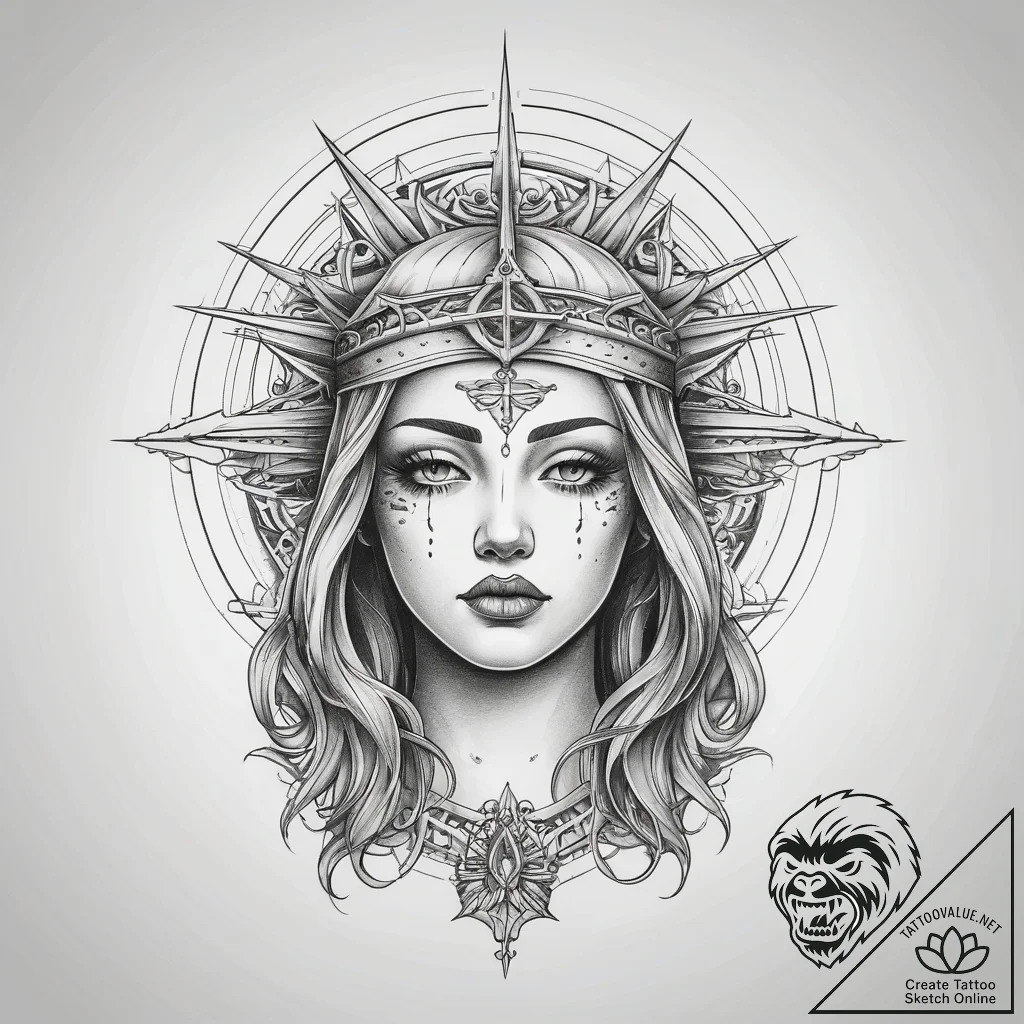 Tattoo sketch holy drawing, tattoo drawing ou... - tattoo sketch (№1757920374_0, 15.09.2025 07:12) — tattoovalue.net