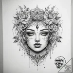 Tattoo sketch breath – tattoo sketch (№1757920567_0, 15.09.2025 07:16) — tattoovalue.net