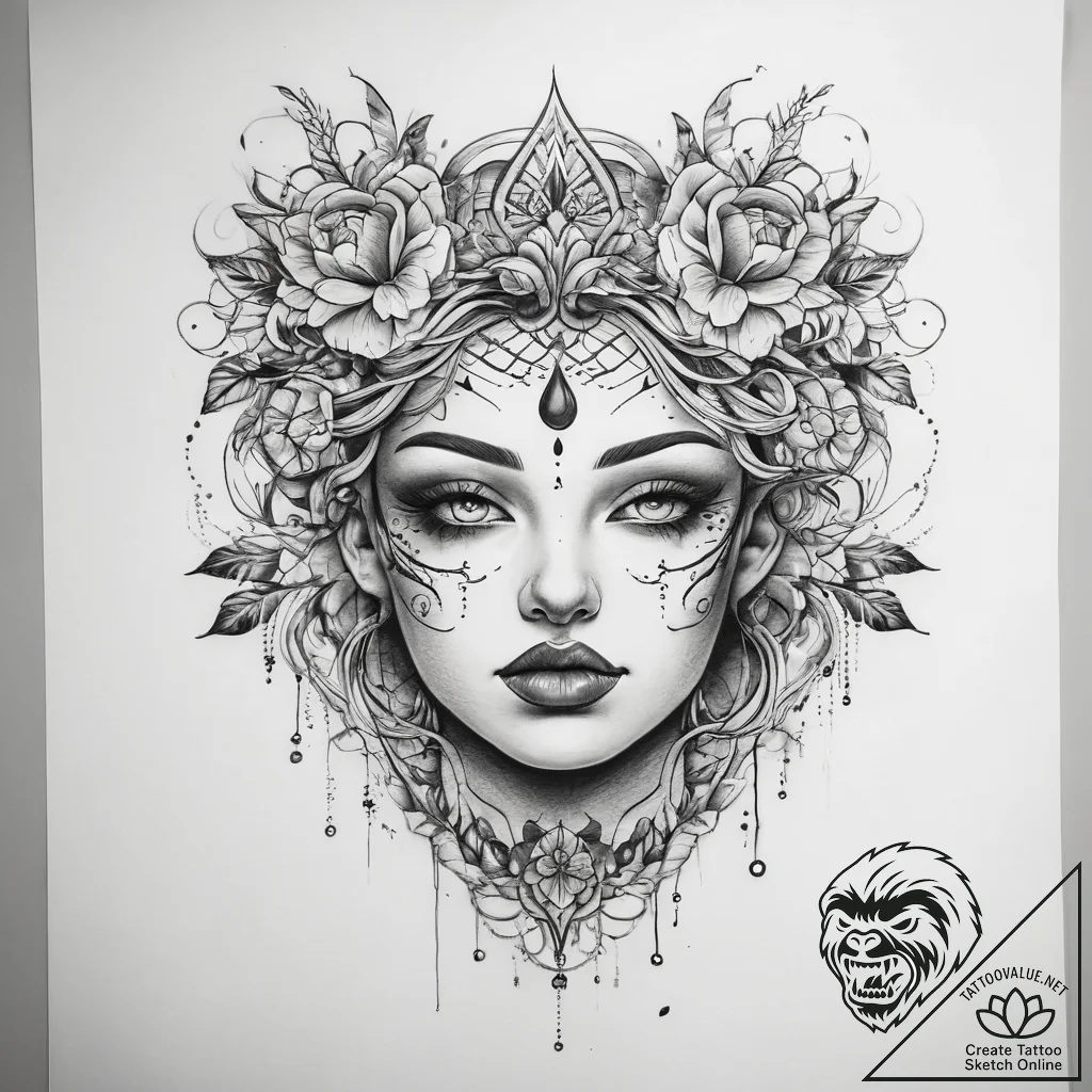 Tattoo sketch breath - tattoo sketch (№1757920567_0, 15.09.2025 07:16) — tattoovalue.net