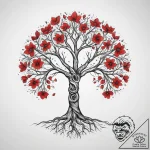 Tattoo sketch slavic tree of life with a flow… – tattoo sketch (№1757920761_0, 15.09.2025 07:19) — tattoovalue.net
