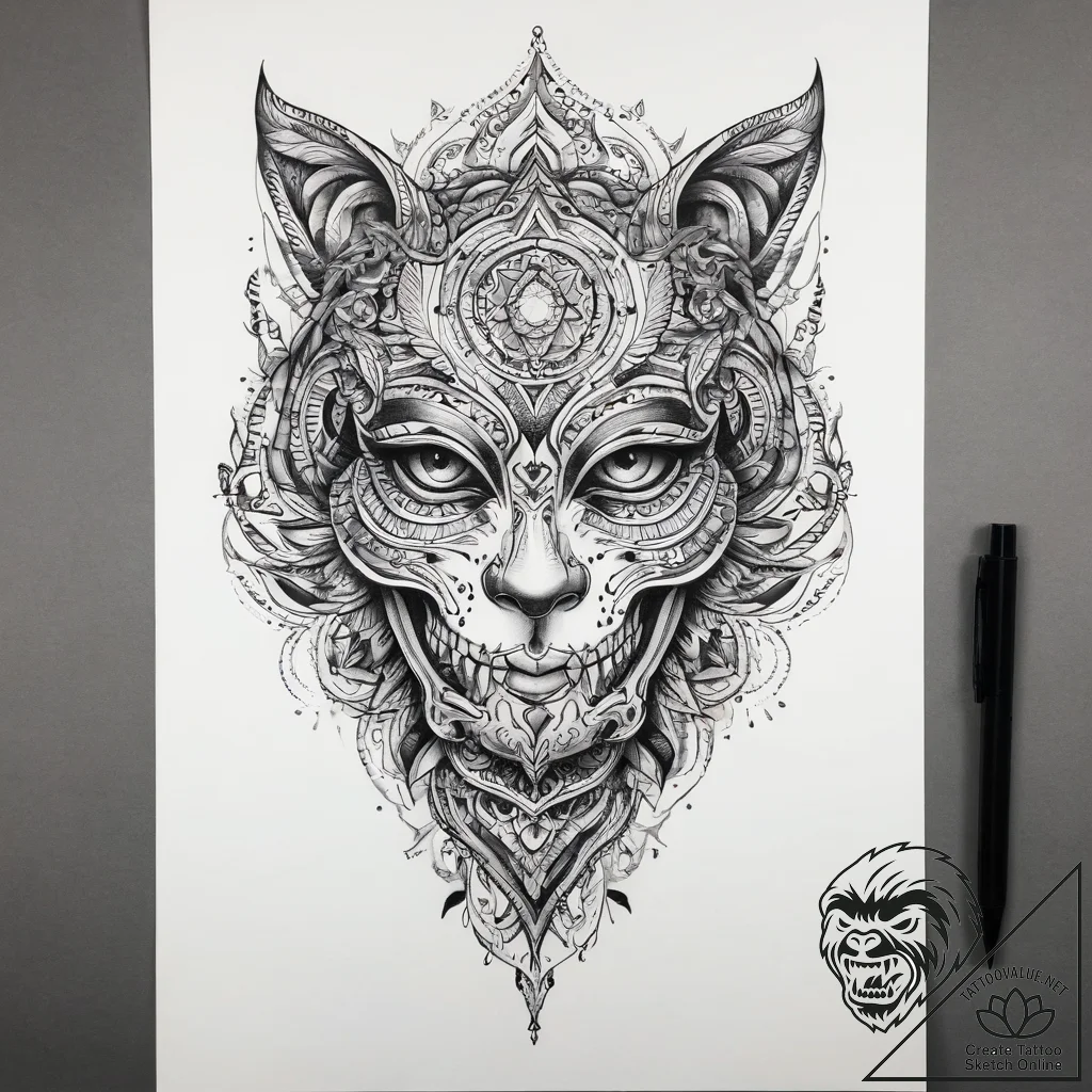 Tattoo sketch desire, tattoo drawing outline,... - tattoo sketch (№1757922513_0, 15.09.2025 07:48) — tattoovalue.net