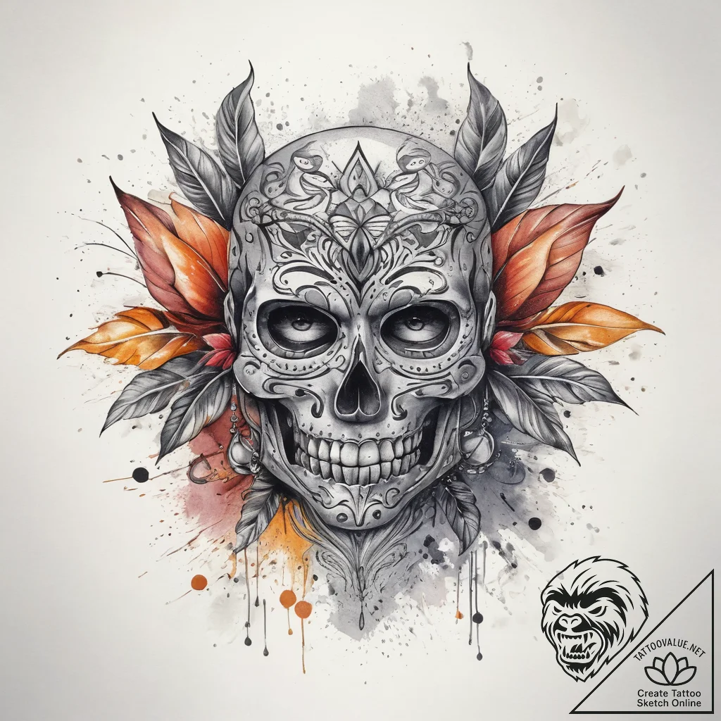 Tattoo sketch authentic, ink illustration for... - tattoo sketch (№1757923939_0, 15.09.2025 08:12) — tattoovalue.net