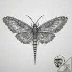 Tattoo sketch lacewing, tattoo flash sheet de… – tattoo sketch (№1757926212_0, 15.09.2025 08:50) — tattoovalue.net