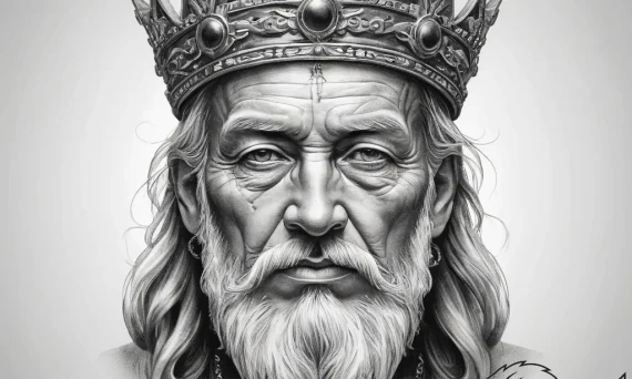 Tattoo sketch holy leader - tattoo sketch (№1757926611_0, 15.09.2025 08:56) — tattoovalue.net