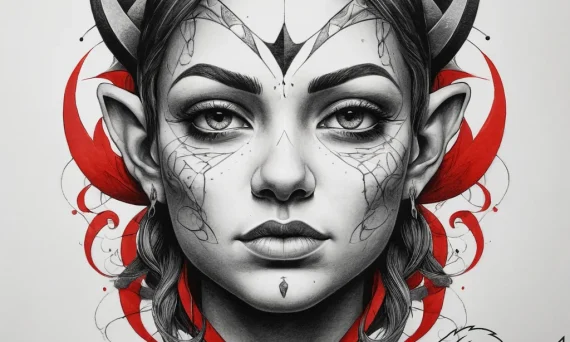 Tattoo sketch halfling courage, tattoo sketch... - tattoo sketch (№1757929361_0, 15.09.2025 09:42) — tattoovalue.net
