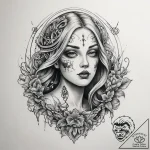 Tattoo sketch ghost, tattoo flash sheet desig… – tattoo sketch (№1757929750_0, 15.09.2025 09:49) — tattoovalue.net