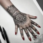 Tattoo sketch hands with a number, artistic t… – tattoo sketch (№1757930331_0, 15.09.2025 09:58) — tattoovalue.net