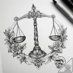 Tattoo sketch libra zodiac symbol, tattoo dra… – tattoo sketch (№1757943629_0, 15.09.2025 13:40) — tattoovalue.net