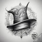Tattoo sketch sorcerer’s hat, artistic tattoo… – tattoo sketch (№1757943824_0, 15.09.2025 13:43) — tattoovalue.net