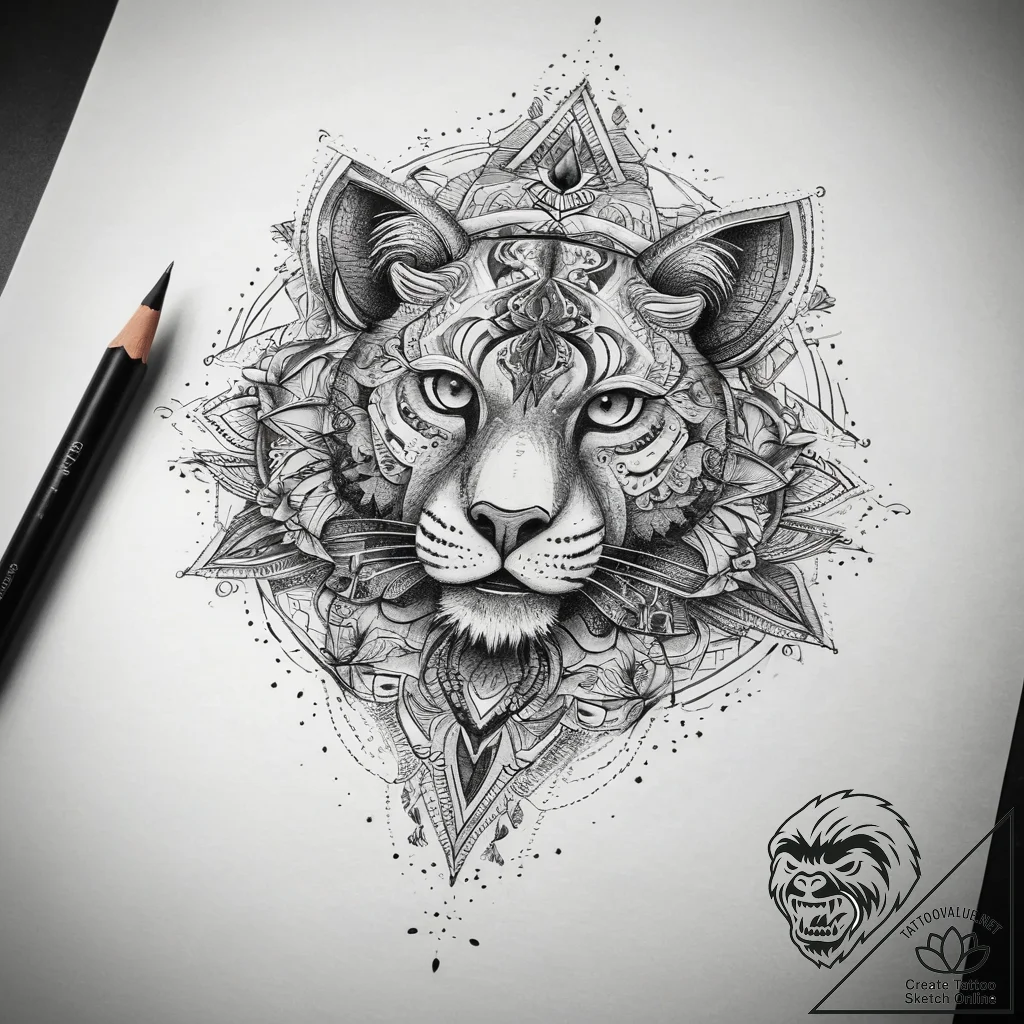 Tattoo sketch end, tattoo drawing outline, ro... - tattoo sketch (№1757944618_0, 15.09.2025 13:56) — tattoovalue.net